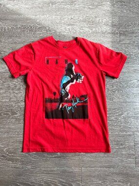 Tony Hawk red, short sleeve graphic T-shirt, Medium